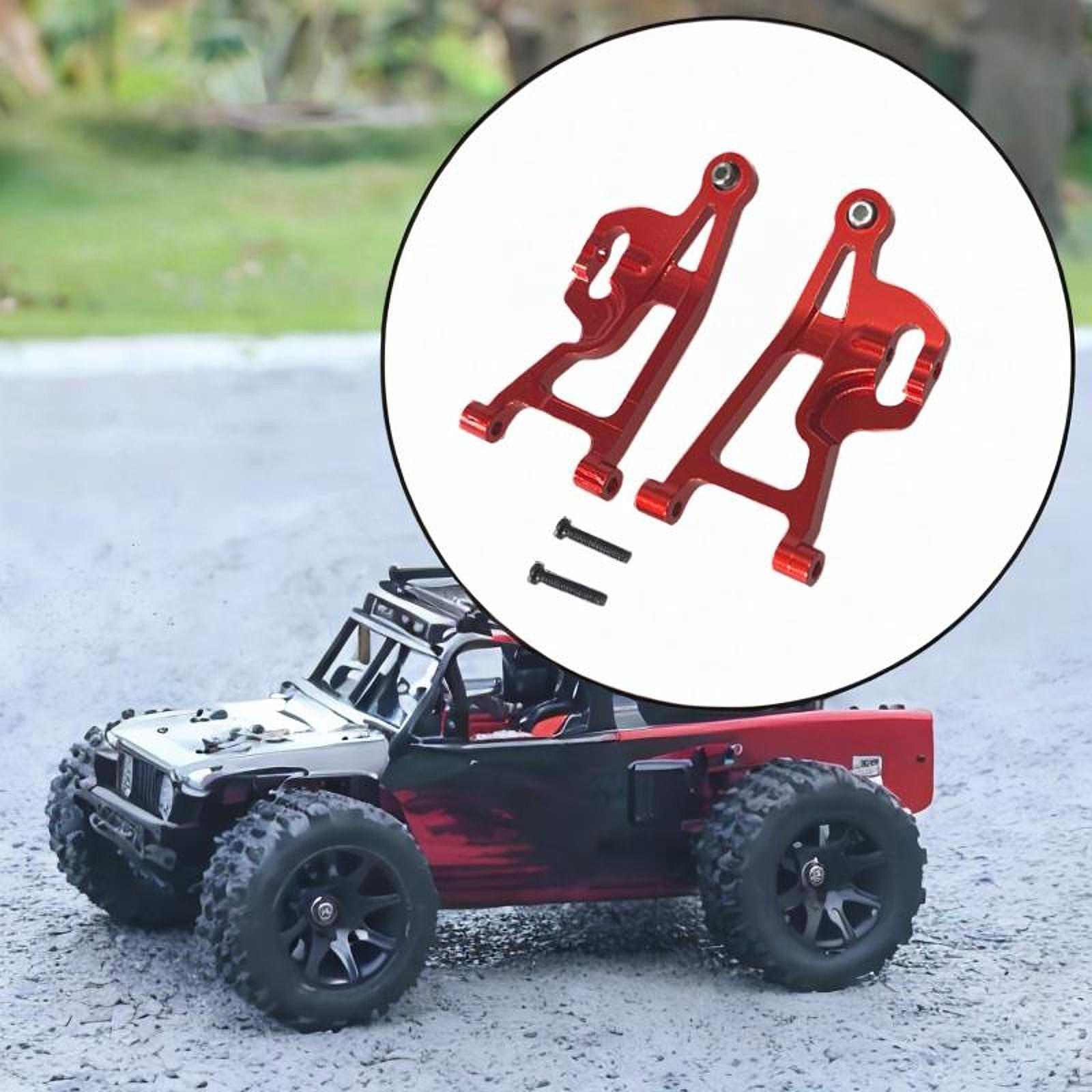 

RC Car Front Lower Arms 1/14 Replacement Parts for Remote Control Vehicles Purple