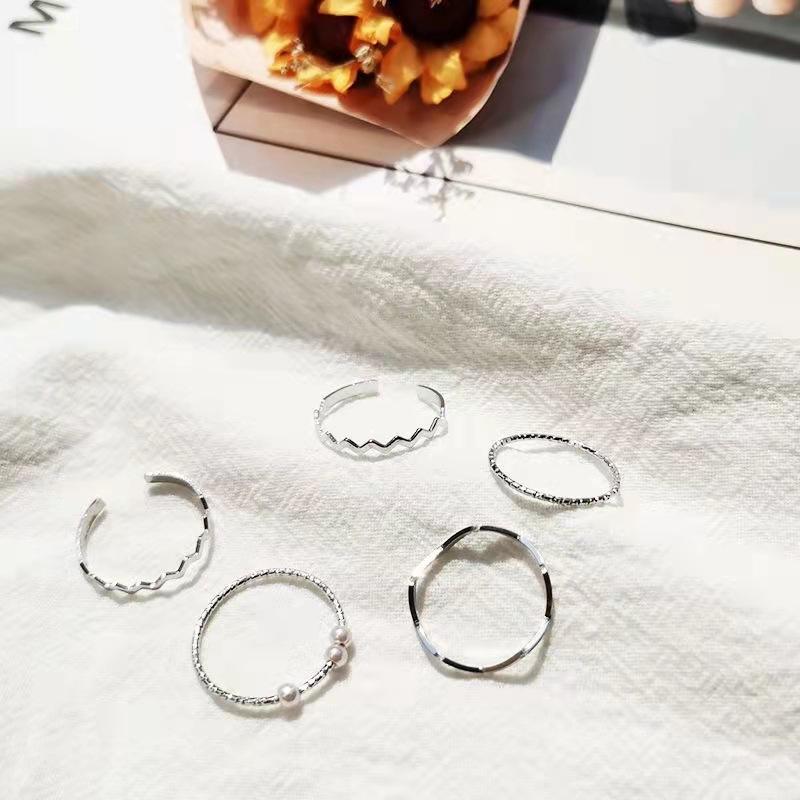 Super Immortal Butterfly Four-Piece Ring Female Personality Index Finger Ring Cold Wind Niche Design Ring