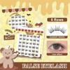 6-Row False Eyelashes Natural Look DIY Lash Extension Kit 3D Faux Mink Lash  Personal Care