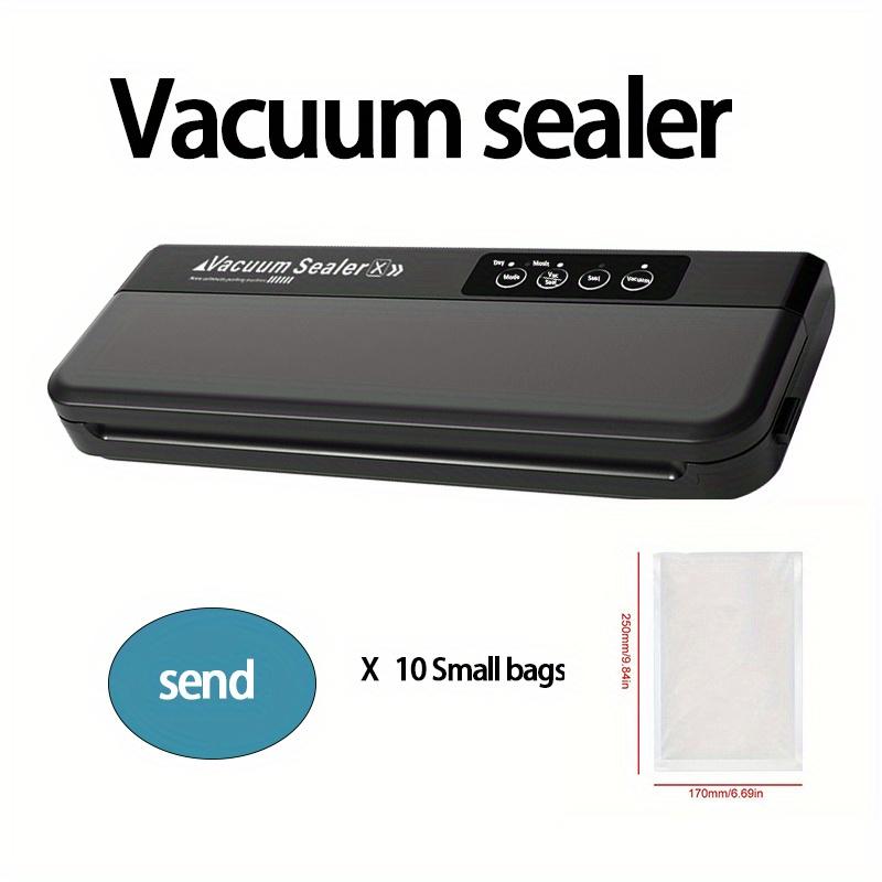 

Сухой и влажный порошок для консервирования пищевых продуктов, бытовая небольшая вакуумная упаковочная машина, компрессионная упаковочная машина с 10/шт пакетами US Plug чёрный