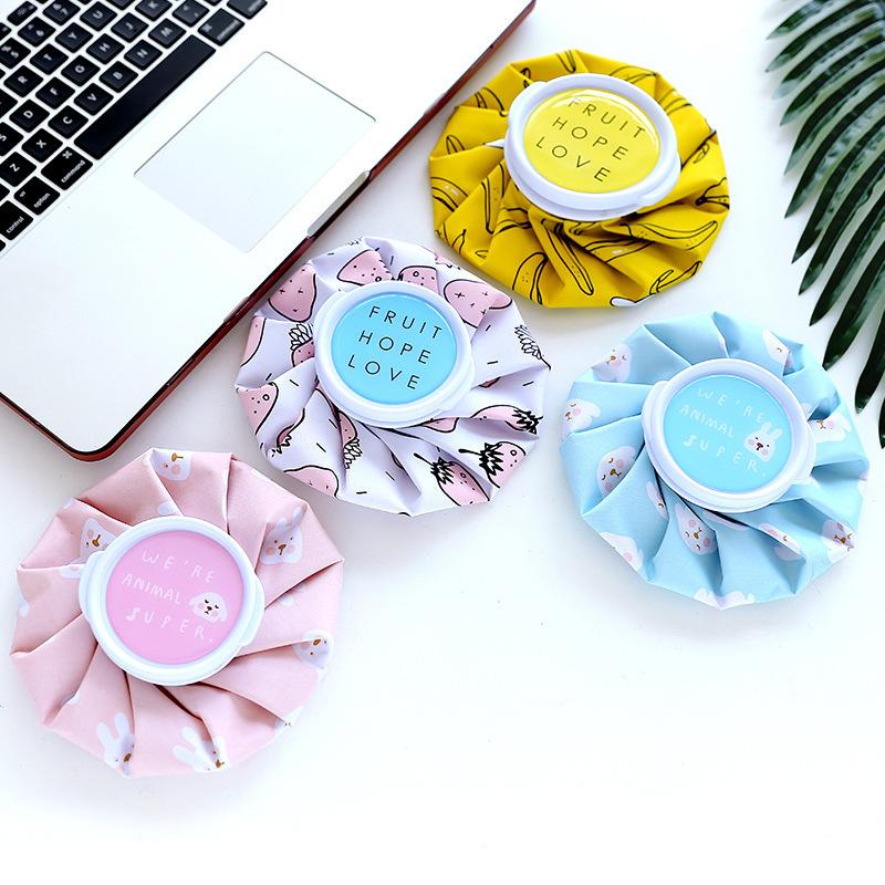 4pcs Cartoon Ice Water Cooler Pads Reusable Multifunctional Sports Ice Pack Hot and Cold Therapy Compress for Athletic Training and Outdoor