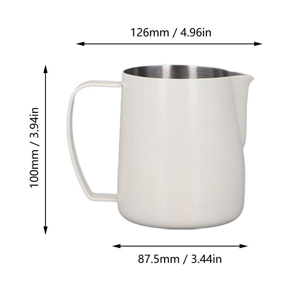 450ml Milk Frother Cup Stainless Steel Milk Frothing Pitcher Coffee Making