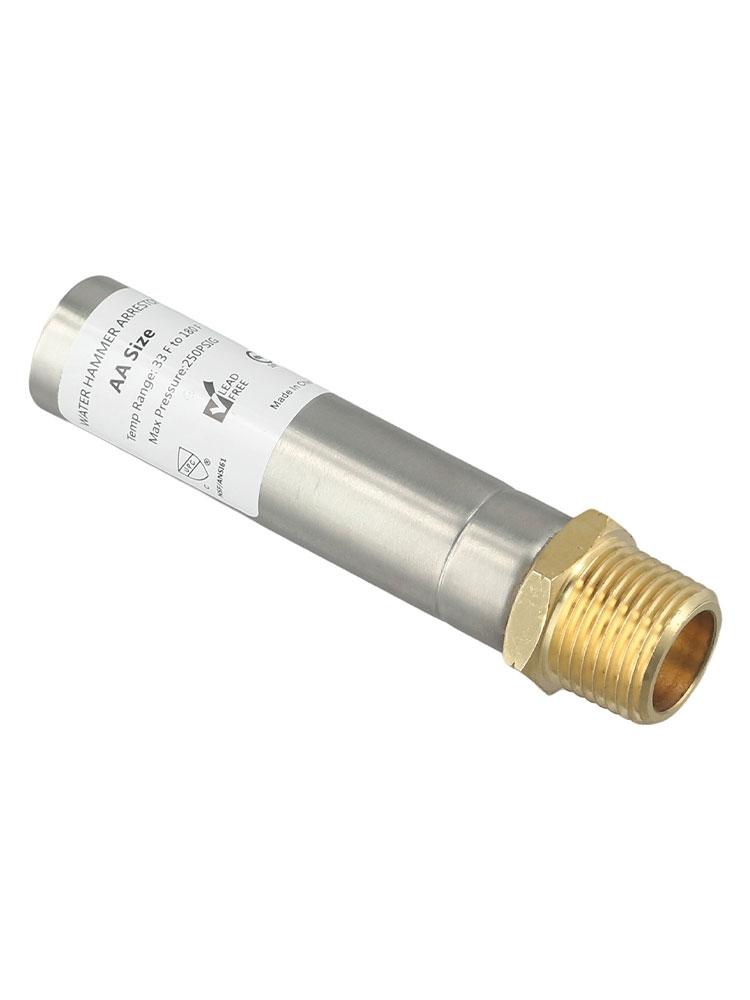 Noise Reduction Solution Stainless Steel Water Hammer Arrestor For Laundry Pipe