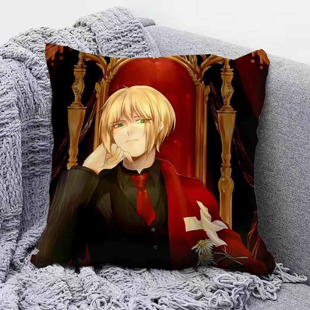 Hetalia Anime Home Sofa Cushion Covers and Aecorative Custom Pillow Covers