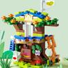 152PCS 6 In 1 Tree House Model Small Size Building Blocks Bricks Kids Toys for Girl Gift
