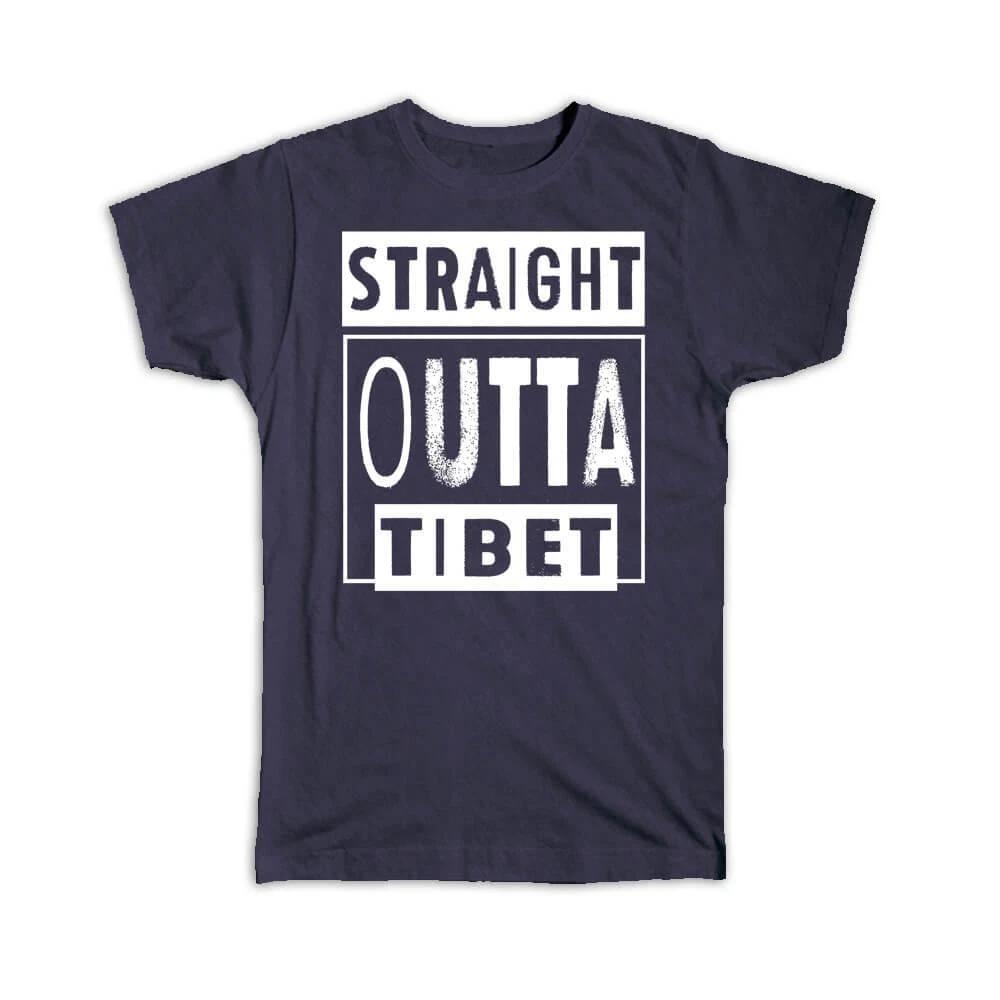 

Gift T-Shirt : Straight Outta Tibet Cute Wall Poster For Best Friend Monk S