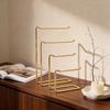 Light Luxury Geometric Wrought Iron Jewelry Display and Storage Stand