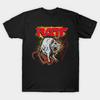 Asiatische Größe Baumwolle Unisex T-Shirt Druck T-Shirt Ratt Band T-Shirt No-Cut Druck Reguläre Passform