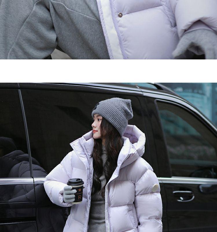 2025 Hot Style Heavyweight Short Hooded Down Jacket - 90% White Duck Down, Waterproof, Snow Mountain Design.