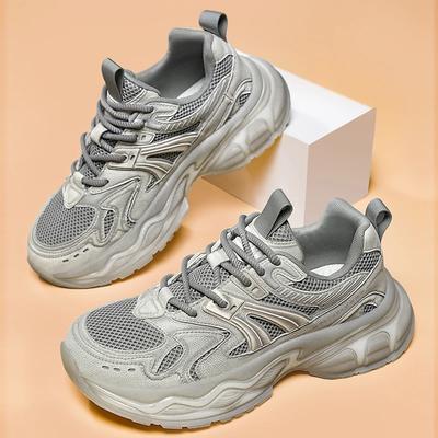 Fashion High-quality Men's Casual Dad Shoes Mesh Breathable Comfortable Versatile Running Shoe Classic Non-slip Cushioning Sports Shoe