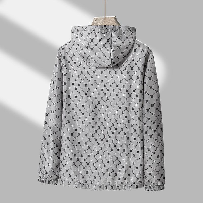 Sunscreen Men's New Summer Light and Quick-drying Outdoor Fishing Anti-ultraviolet Ice-sensing Skin Clothing Sunscreen Jacket