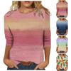 Fashion Women's  And Winter Casual Round Neck Printed Long Sleeve Top