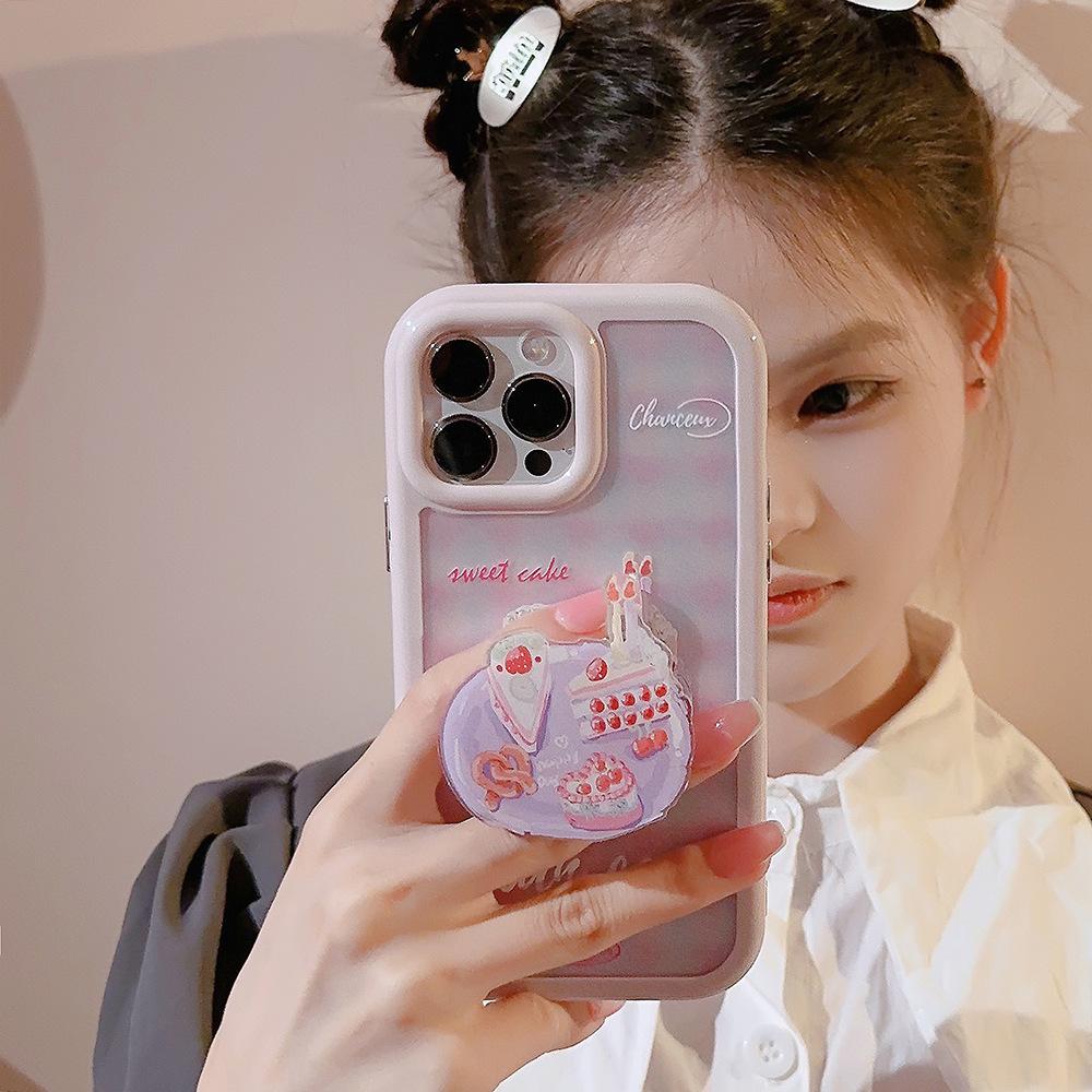 Dessert Cake Stand 14ProMax Mobile Case Apple 13 Applicable To IPhone 15 Gentle Niche 16 Hard