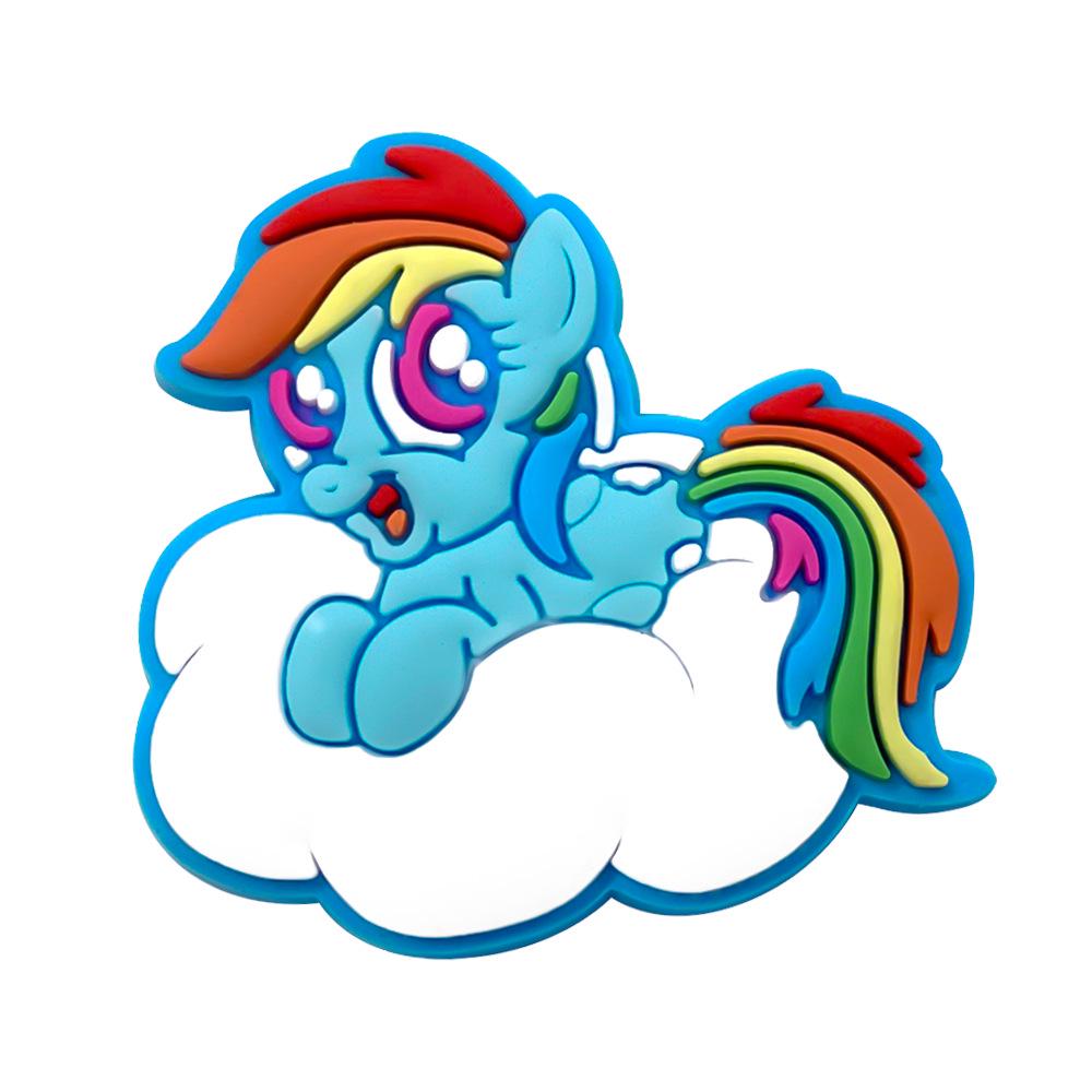 Подвески для кроксов My Little Pony: Мягкие ПВХ Украшения для Обуви