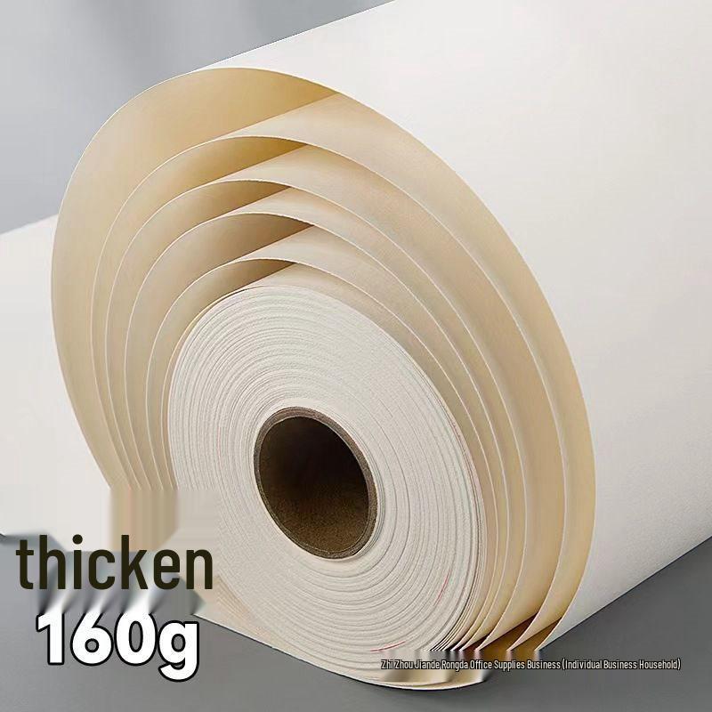 Silný Dlouhý Role Velký Skicovací Kreslicí Papír pro Studenty & Děti - Umění, Akvarel, Gouache, Čmáranice, Velké Bílé Listy