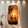 Cute Animal Giraffe Case For iPhone 12,14,15,16,11,17,13,X,Mini,SE,XS,Plus,Pro,Max,8,7,XR,Soft Silicone Black