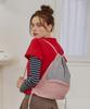 Leneeb Pocket Gym Bag Pink Gray