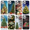 Merry Christmas Tree Snow Phone Case For iPhone 17 Air 11 13 Mini 14 15 Plus 16 12 Pro Max 16E SE 7 8 Pattern Soft TPU Back Cove