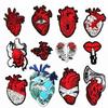 Heart Embroidery Patches for Clothing, Bags, Shoes, Hats & Accessories - Cross-border E-commerce Embroidered Badges