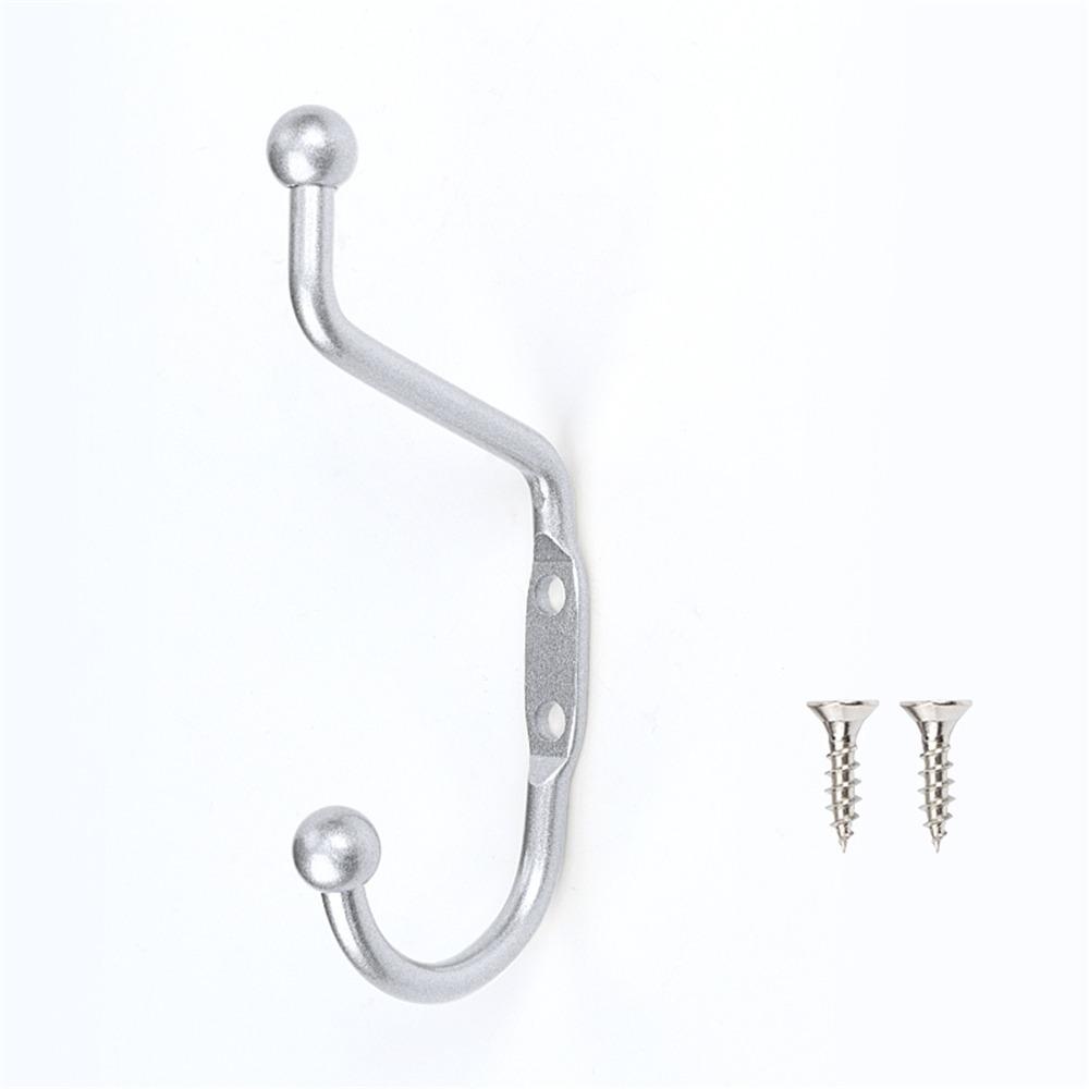 

1 Set Vintage Hangers Hook Zinc Alloy Home Storage Rack Hanging Hooks Cloth Coat Towel Bags Keys срібний