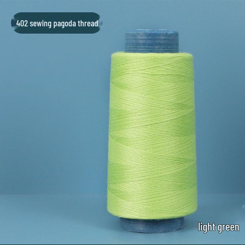 402 Polyester Thread: Black & White Sewing Thread for Hand Needlework and Household Sewing Machines