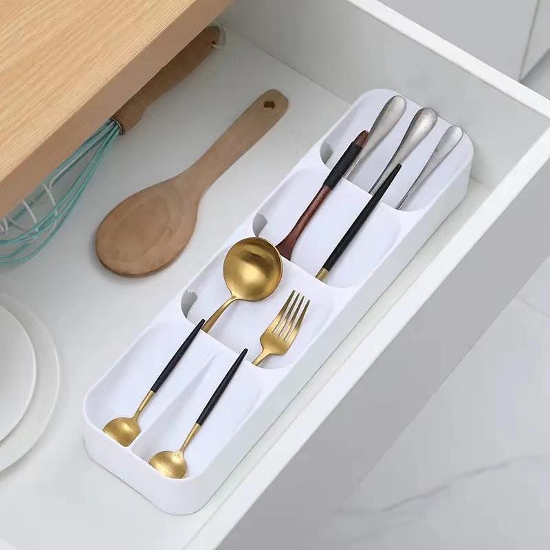 Compact Cross-border Knife & Cutlery Drawer Organizer