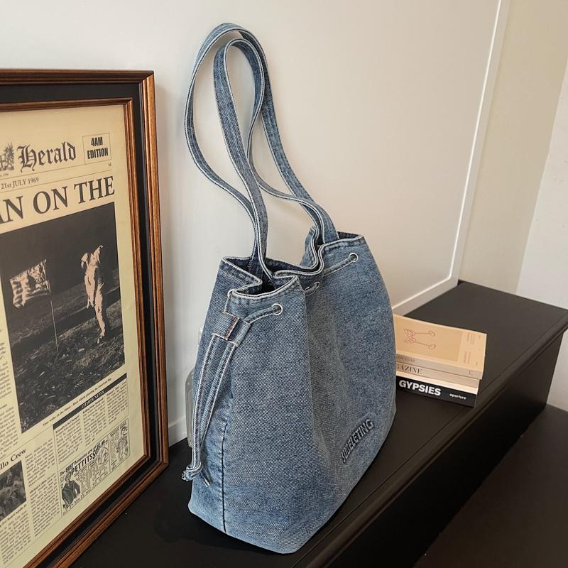 Denim Bag Women Commuter Tote Bag