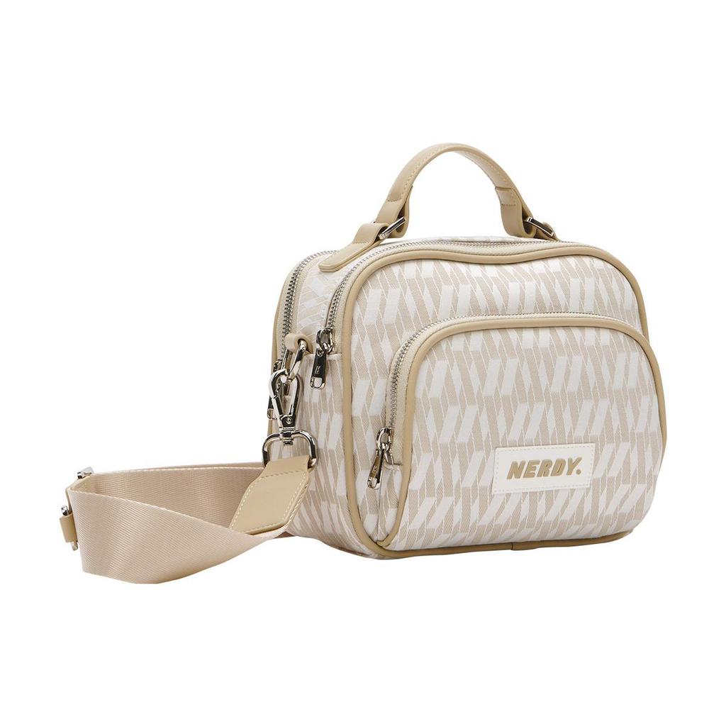 New NERDY Polyester Camera Bag, Combo Bag, Shoulder Bag, Crossbody Bag Regular Women's White PNES22AA053001