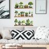 Green Plant Potted Plant Shelving, Bedroom and Living Room Wall Beautification and Decoration, Wall Stickers