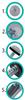 Self-tapping screws GT3 PH (Z14) 4.8x22mm RAL 9006