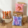Animal Style Tiger Cushion Cover Breathable Organic Short Plush Pillow Cases Machine Washable Wrinkle-Resistant Soft Durable
