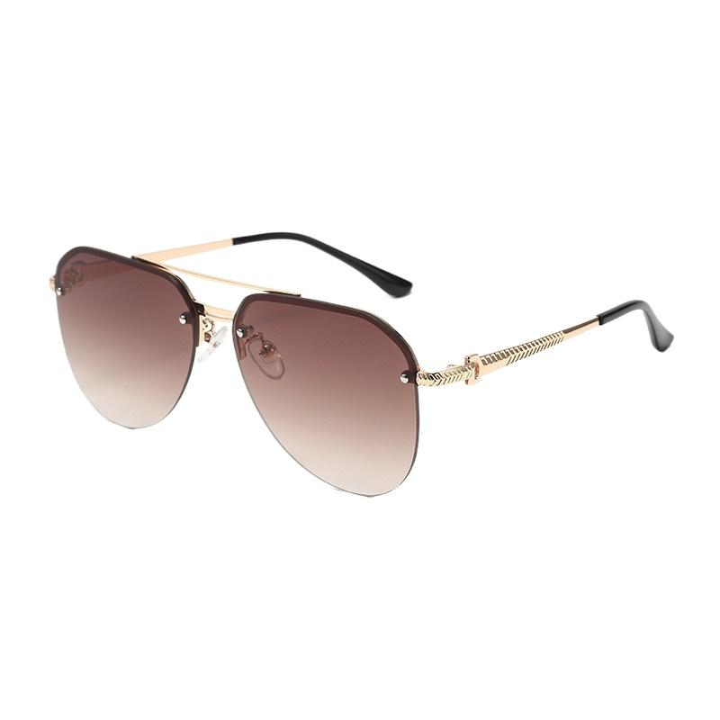 

Frameless Fashion Trend Sunglasses with Metal Frame Sunglasses