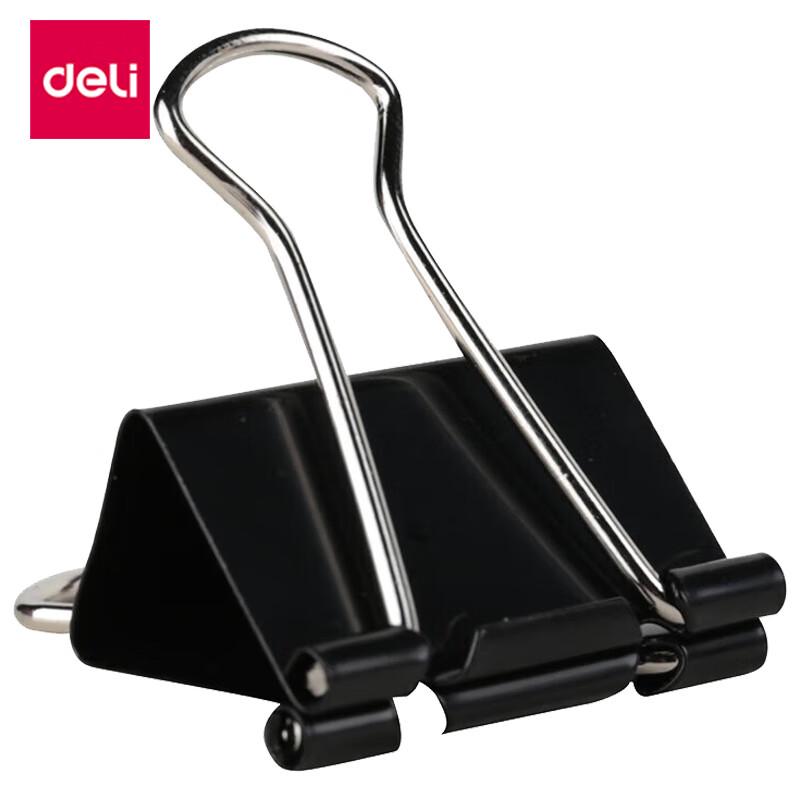 Deli Black Binder Clips