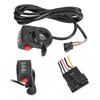 36V Plumbic Acid Electric Quantity Display Speed Regulation Thumb Throttle Grip with Headlight