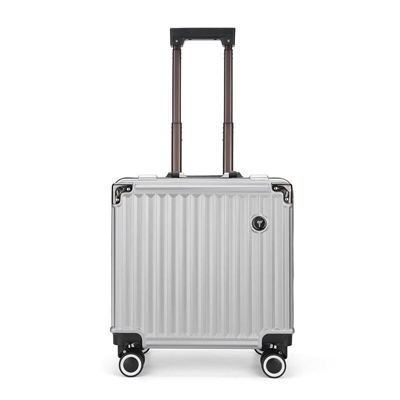 Hengyuanxiang PC Hardshell Aluminum Frame Carry-on Luggage 18 Inch