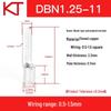 KT Keshitong Bare Copper Cold Crimp Terminal Lug DBN1.25-10-11-1418 Purple