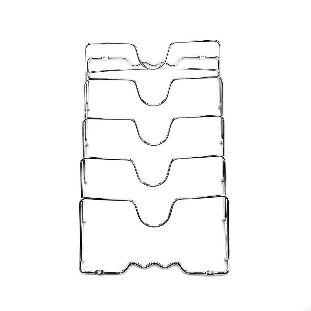 1 buc Suport pentru Capac de Oală din Oțel Inoxidabil Suport pentru Capac de Tigaie Raft de Depozitare Montare pe Perete Organizator pentru Capac de Oală Accesorii de Bucătărie Rafturi pentru Vase