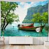 Natural Landscape Big Tapestry Beach Coconut Fabric Print Tapestry Home Wall Decoration Blanket Bohemia Decorate Your Home