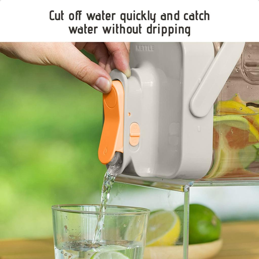 Refrigerator Cold Kettle With Faucet Cold Bubble Pot Cold Kettle Household Large-capacity Juice Drink Bucket