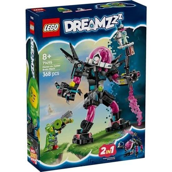LEGO Dreams Mateo vs. Cyberbrain Mecha 71495 Toy Boys Girls Toys Birthday Present Blocks Ages 8 9 10 Elementary School Games Battle Robots Kids 368