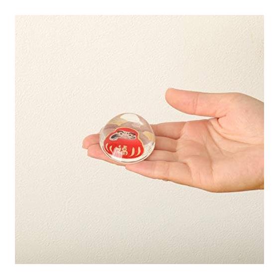 ADERIA Chopstick Rests, MedetaMono 4-Piece Set, Approx. 5.6 X 4.4 X 1.3 Cm, Made In Japan, Gift Boxed, Birthday Gift, Lucky Cat, Red Daruma, Lucky