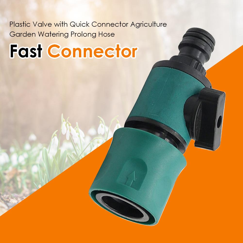 Garden Hose Quick Connector 1/2 3/8 3/4 Inch Pipe Coupler Stop Water Connector 16mm Repair Joint Irrigation System Fitting