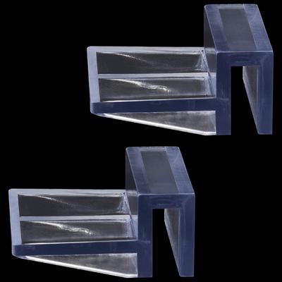 4Pcs Aquarium Glass Cover Holder Acrylic Bracket Fish Tank Lid Clips Support Bracket For Rimless Aquarium Fish Tank 6/8/10/12Mm