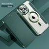 Electroplated Flip Leather Case for iPhone 16 15 14 13 12 11 Plus Pro Max for Magsafe Wireless Charging Protection Luxury Cover