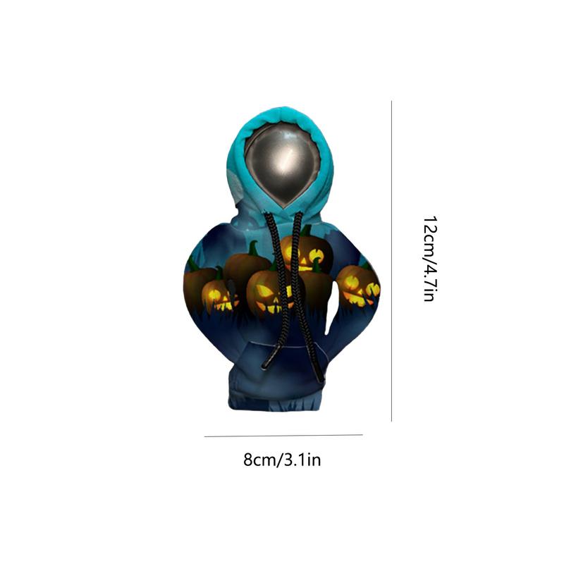 Shifter Hoodie Halloween Schaltknaufabdeckung Fahrzeuginnendekoration für SUV Truck RV Schaltknaufverkleidung Auto Schalthebel