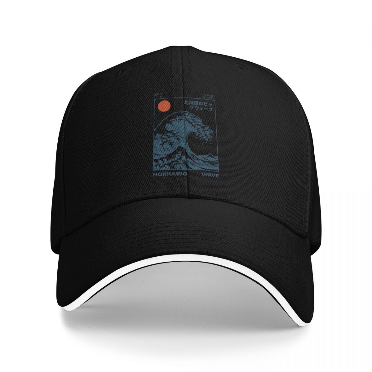 

Baseball Caps Japanese Style Hokkaido Wave Vintage Graphic Female Male Sport Summer Caps One Size