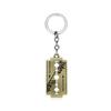 1pz Collana Lama Rock Band Portachiavi Rasoio Creativo Stile Gotico Punk Accessorio Unisex