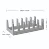 Draining Pot Lid Holder 6-Tier Spoon Holder Multi-Purpose Cutting Board Rack  Cabinet Storage