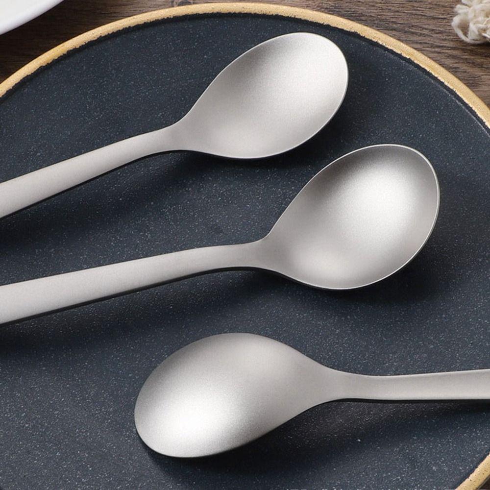Environmental Titanium Spoon Portable Cutlery Fork Chopsticks Light Titanium Cookware  Outdoor Tool