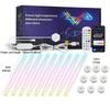 6PCS/9PCS WiFi Smart LED Strip Lights Bars RGB-IC 3D Hexagon Music Sync Voice Control DIY Splicing Wall Sconces for Game Bedroom
